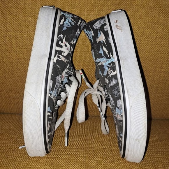 Star Wars Dark Side Planet Hoth Vans Size Youth 13.5 - Picture 6 of 9
